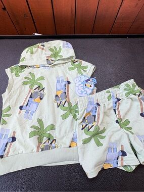 NWT Bluey boys summer outfit